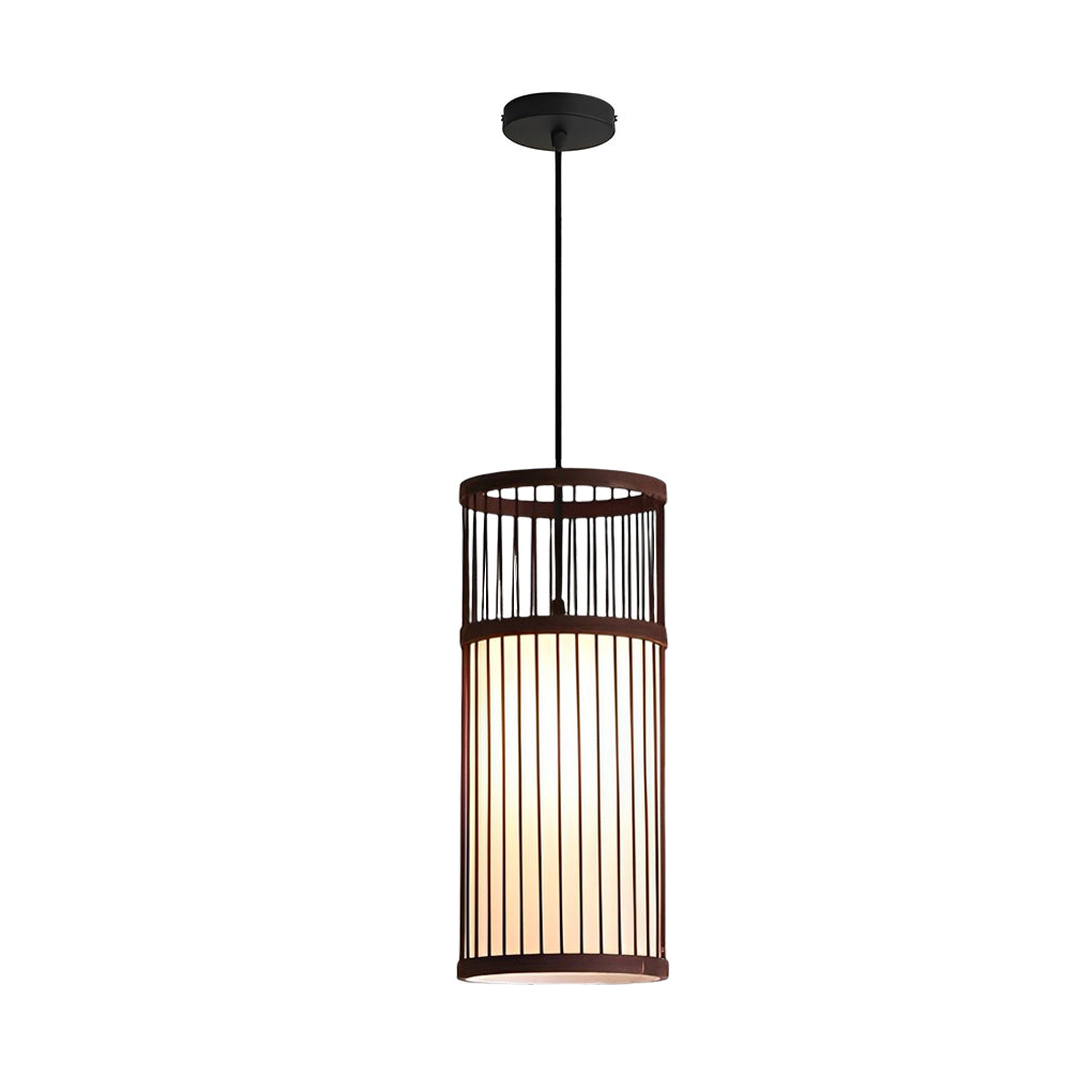 Creative Minimalist Bamboo Hand Woven LED Retro Modern Pendant Lightings