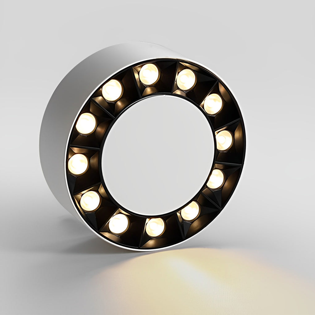 Round Ultra Thin Anti-Glare LED White Modern Surface Mounted Downlight Design