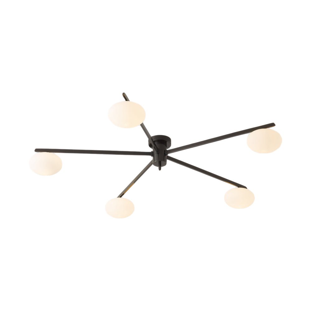 3/5/6 - Light Semi Flush Mount Jasper Ceiling Lamp