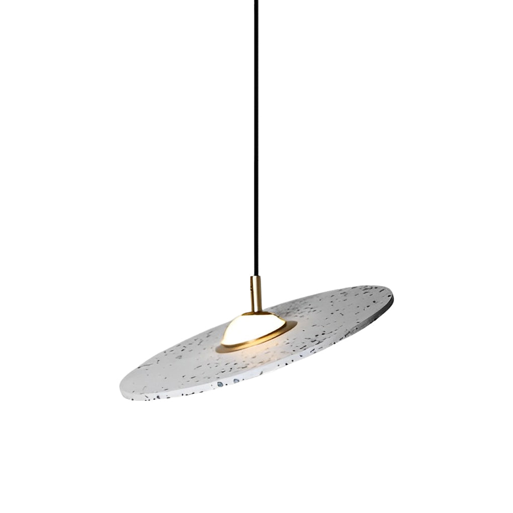 Round Terrazzo Planets Glass Creative LED Nordic Pendant Lightings Fixture