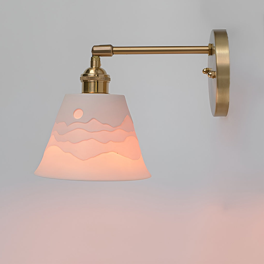 Mountains Shadow Ceramic LED Nordic Island Lights Pendant Light Wall Light Fixture
