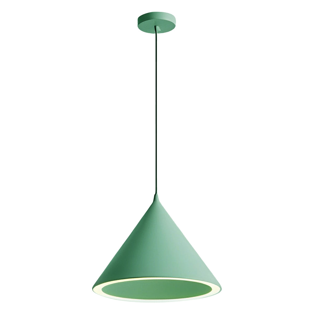 Cone Shaped Pendant Lights LED Macaron Color Ceiling Light