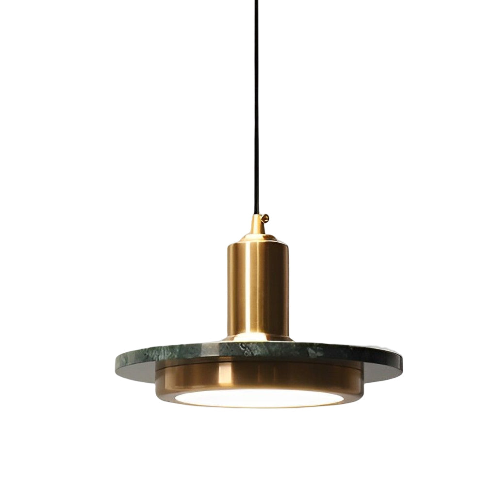 Round Flying Saucer Shape Electroplated Iron LED Modern Pendant Lightings