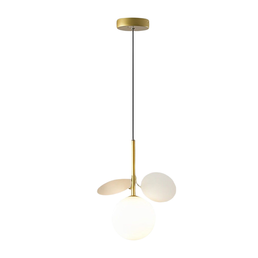 Colorful Creative Glass Flower Leaves Nordic Pendant Lightings Chandelier