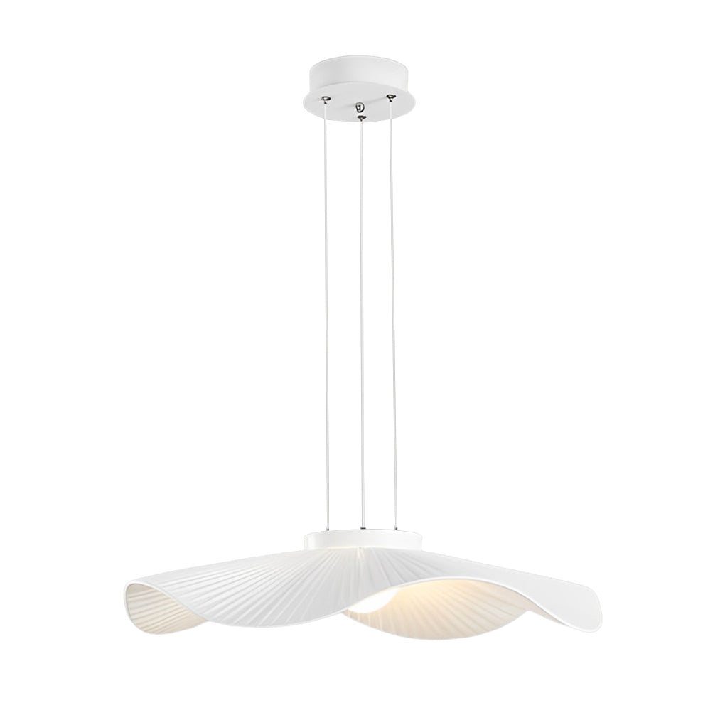 Pleated Fabric Hats Flowers Three Step Dimming Modern Ceiling Lightings