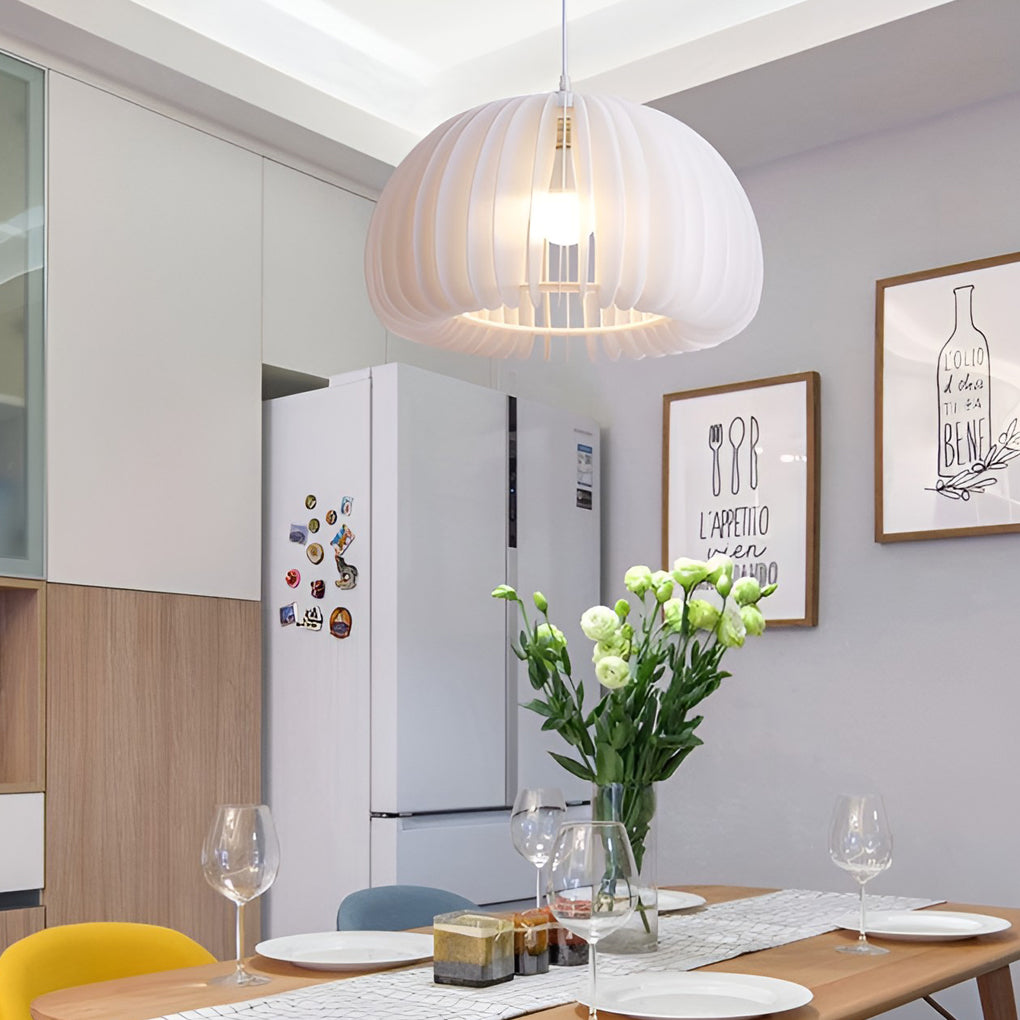 Lantern Shaped 3 Step Dimming LED 16W White Nordic Pendant Lighting