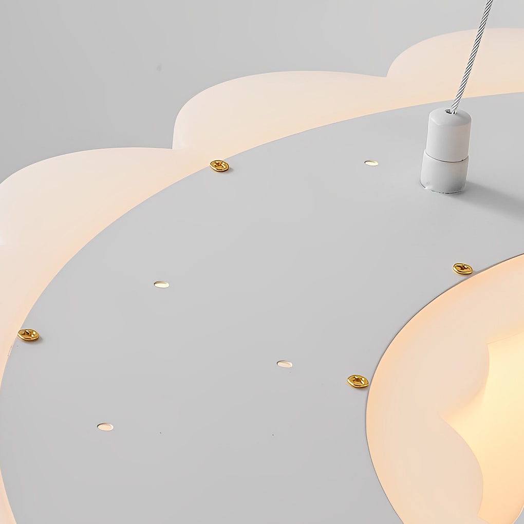 Ring Honeycombs Three Step Dimming LED White Ins Nordic Chandelier Light Design