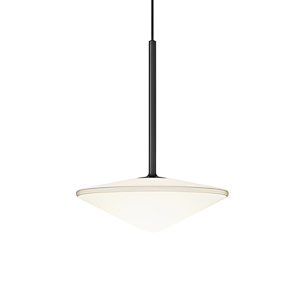 Round Creative Glass Iron LED Black Nordic Pendant Lightinging Chandelier