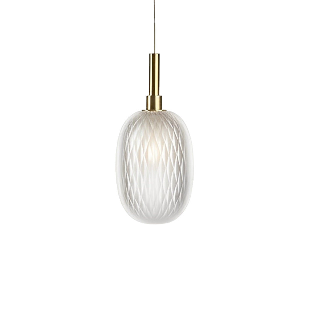 Small Glass Lantern Iron Luxury Post-Modern Pendant Lightings Chandeliers