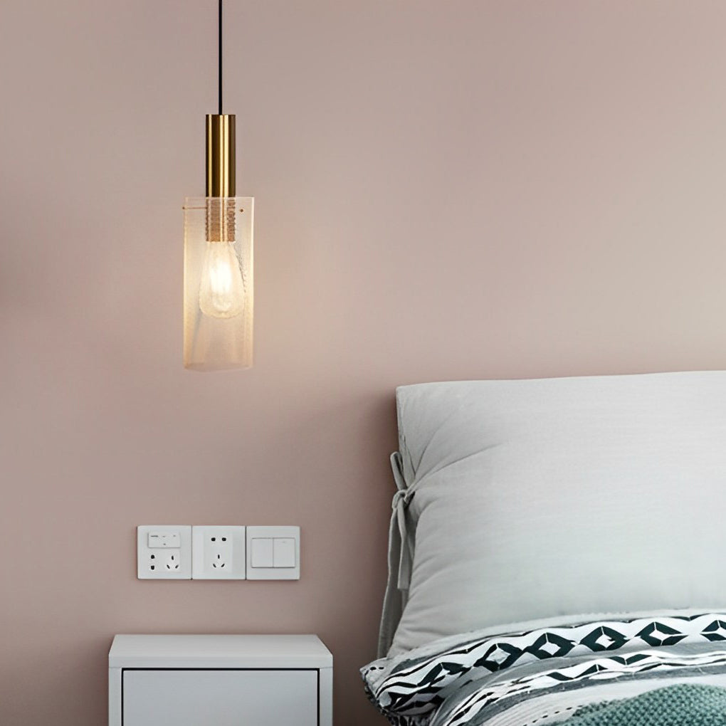Cylindrical Minimalist Iron Grid Creative Modern Pendant Lightinging