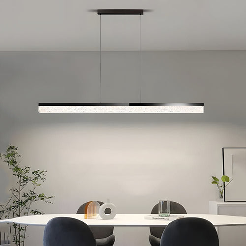47.24'' 1 - Light Linear LED Dimmable Kitchen Island Pendant - Black/Bronze