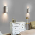 Rectangular Gypsum Glass Up And Down Lighting Nordic Wall Light Fixture - Dazuma