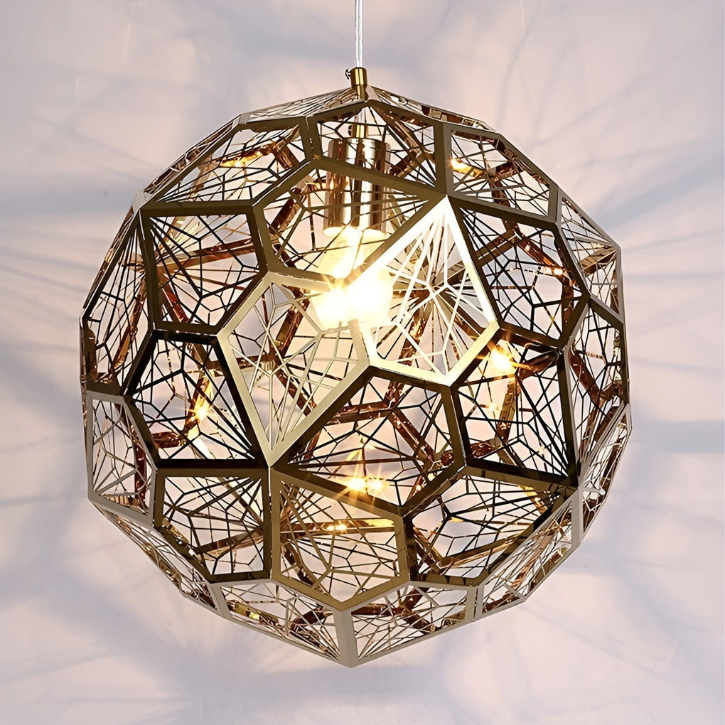 Geometric Spherical Postmodern Dining Room Chandelier Pendant Lighting