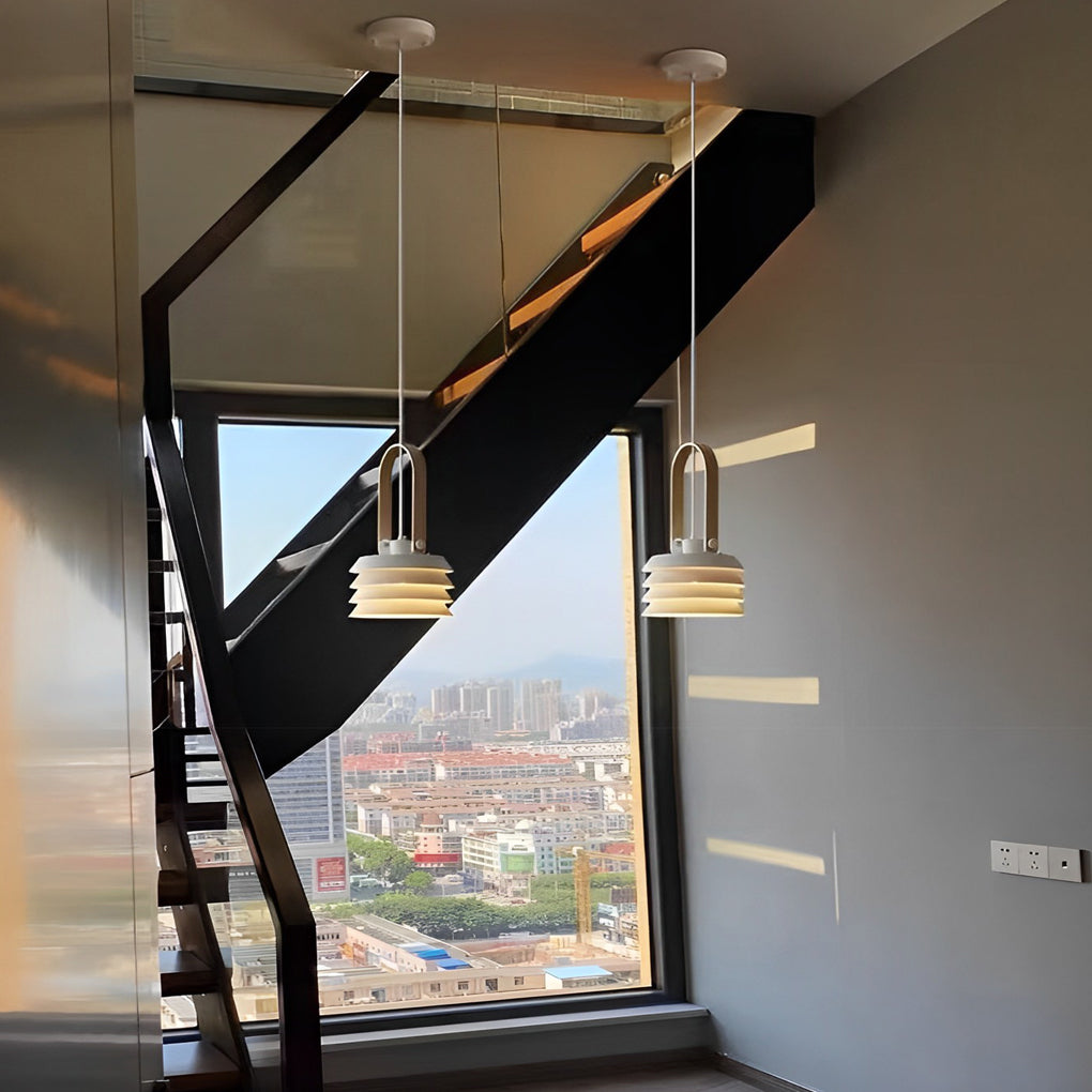 Creative Multi-layer Metal Minimalist Nordic Pendant Light Hanging Light Fixture