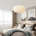 Round Fish Scales Three Step Dimming LED White Modern Pendant Lights - Dazuma