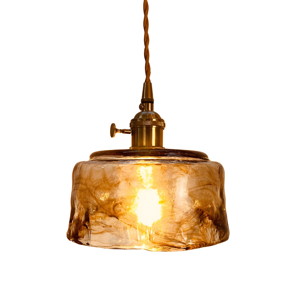 Creative Electroplated Metal Glass LED Nordic Island Lights Hanging Light Fixture