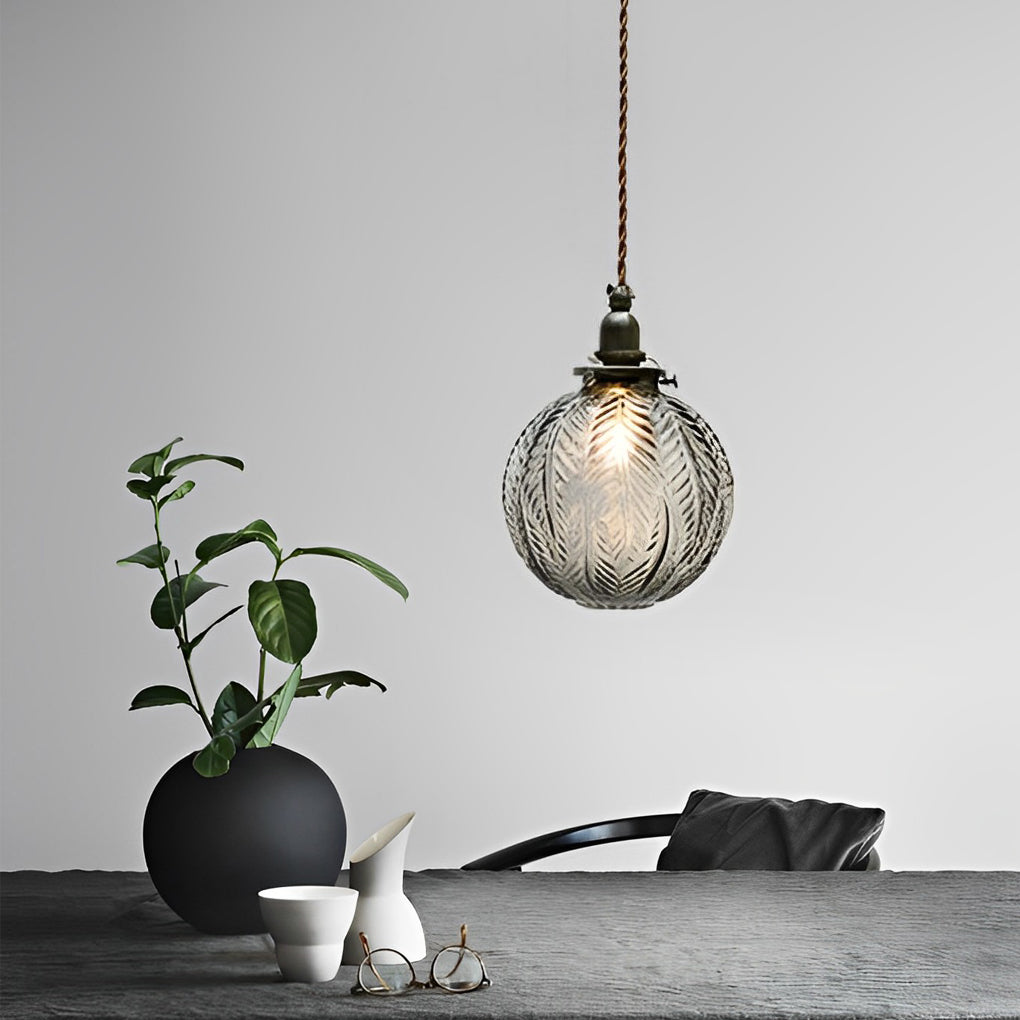Creative Glass Ball Three Step Dimming LED Modern Pendant Lightings