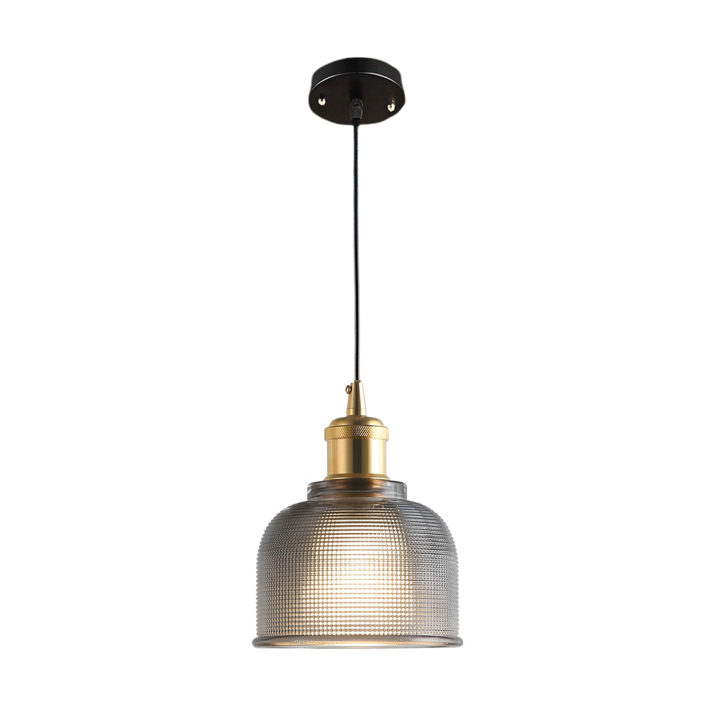 Glass Bowl Shape Electroplated Metal Nordic Creative Pendant Lightings