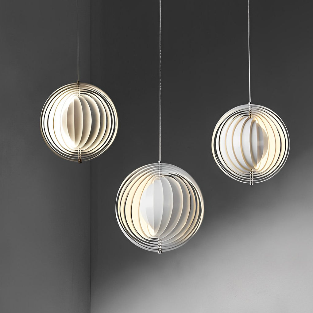 360° Rotatable Metal Creative White Nordic Pendant Lights Hanging Light Fixture