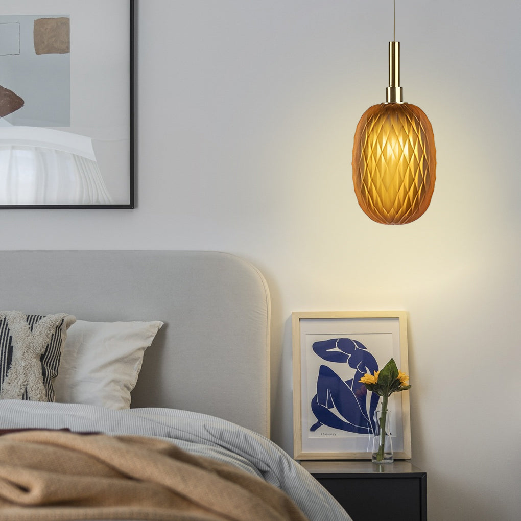 Small Glass Lantern Iron Luxury Post-Modern Pendant Lightings Chandeliers