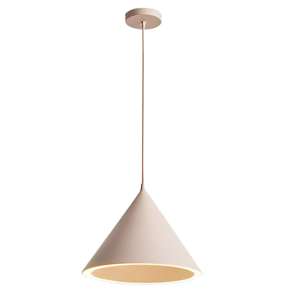 Cone Shaped Pendant Lights LED Macaron Color Ceiling Light