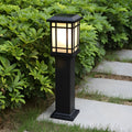 Waterproof Outdoor Three Step Dimming Black Modern Solar Path Lights - Dazuma