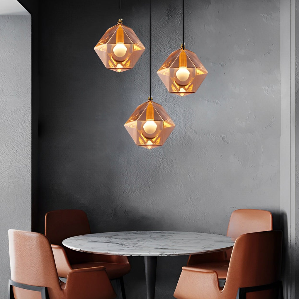 Creative Design Glass Metal Nordic Pendant Lighting Kitchen Island Lighting