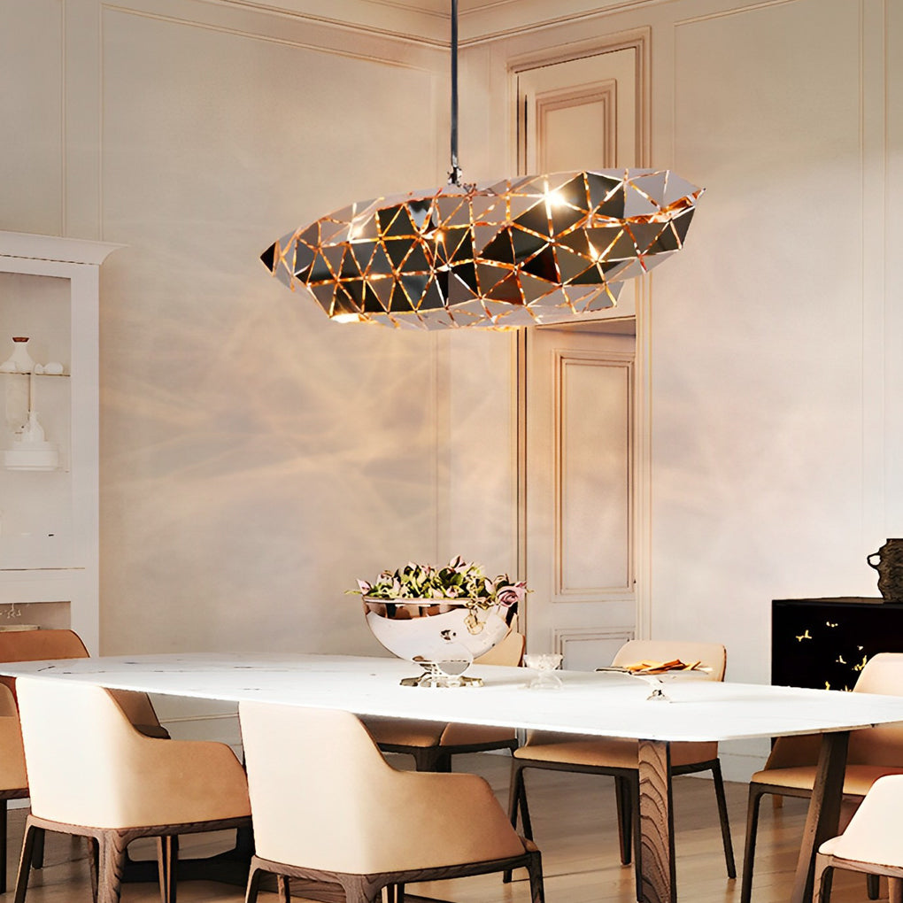 Irregular Decor Stainless Steel Hollow Creative Post-Modern Chandelier Design