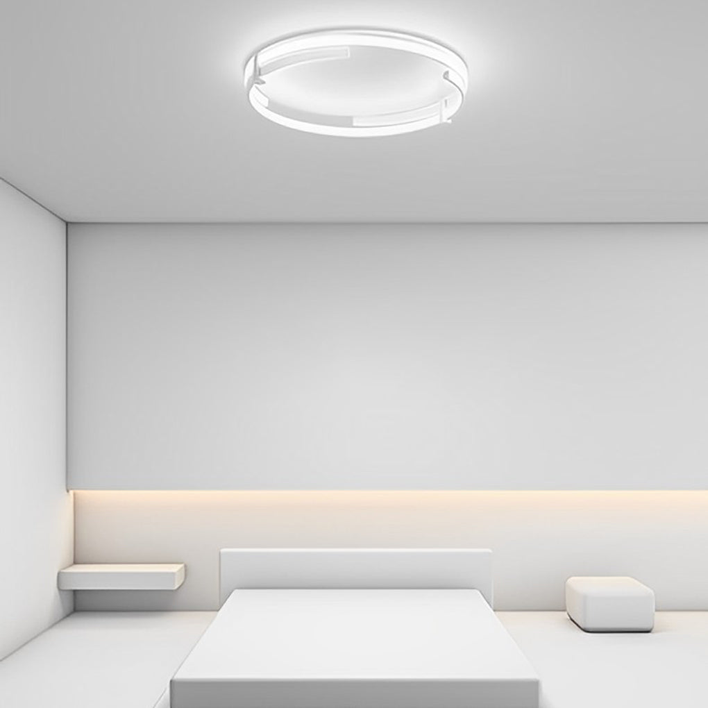 Round Creative LED Stepless Dimming with Remote Modern Ceiling Lightings