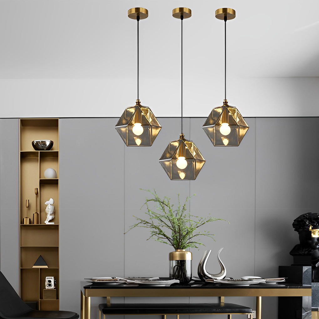 Creative Design Glass Metal Nordic Pendant Lighting Kitchen Island Lighting