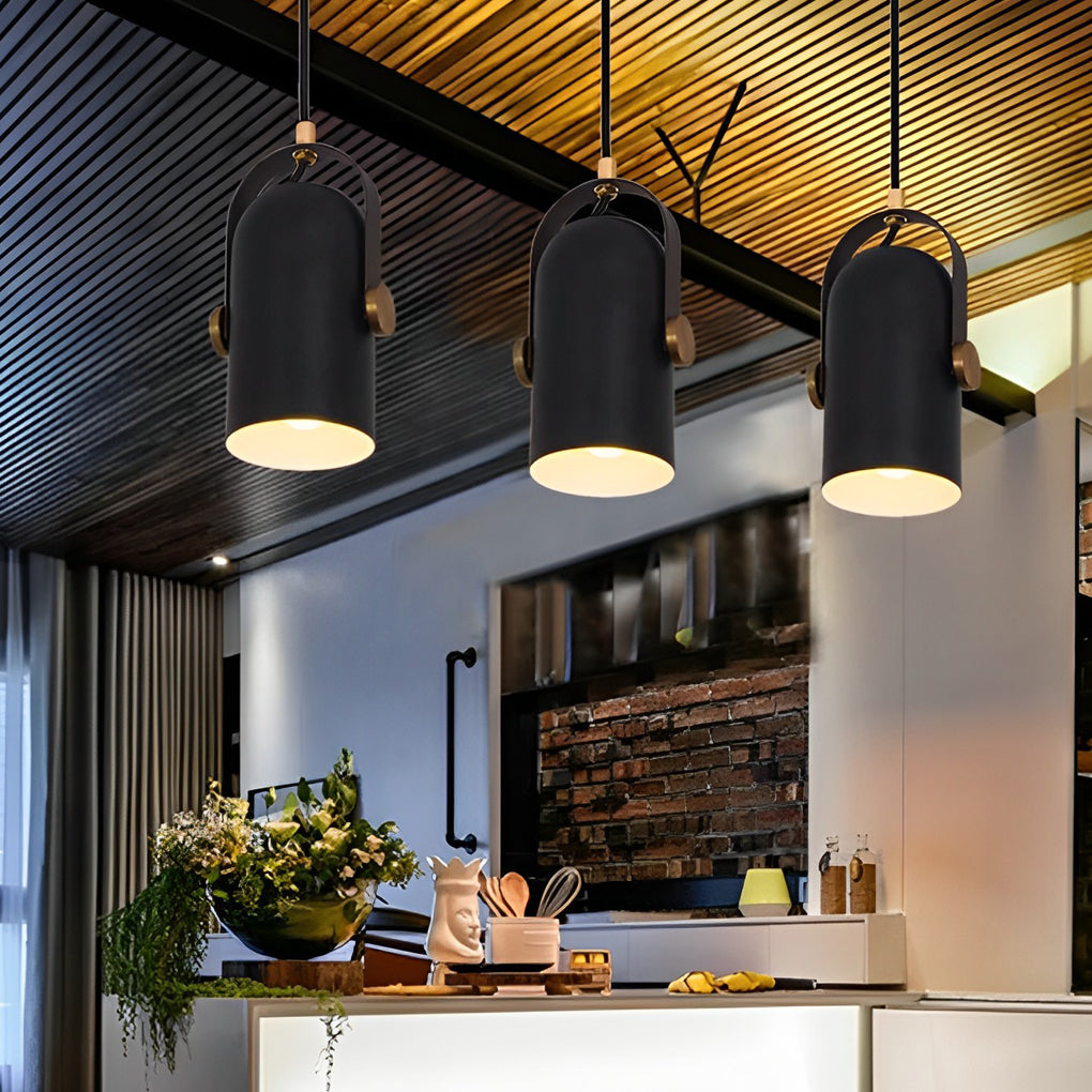 Rotatable Creative Aluminum Alloy Adjustable Industrial Pendant Lightings