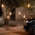 Minimalist Reed Decor LED Waterproof Black Modern Outdoor Lawn Lights - Dazuma