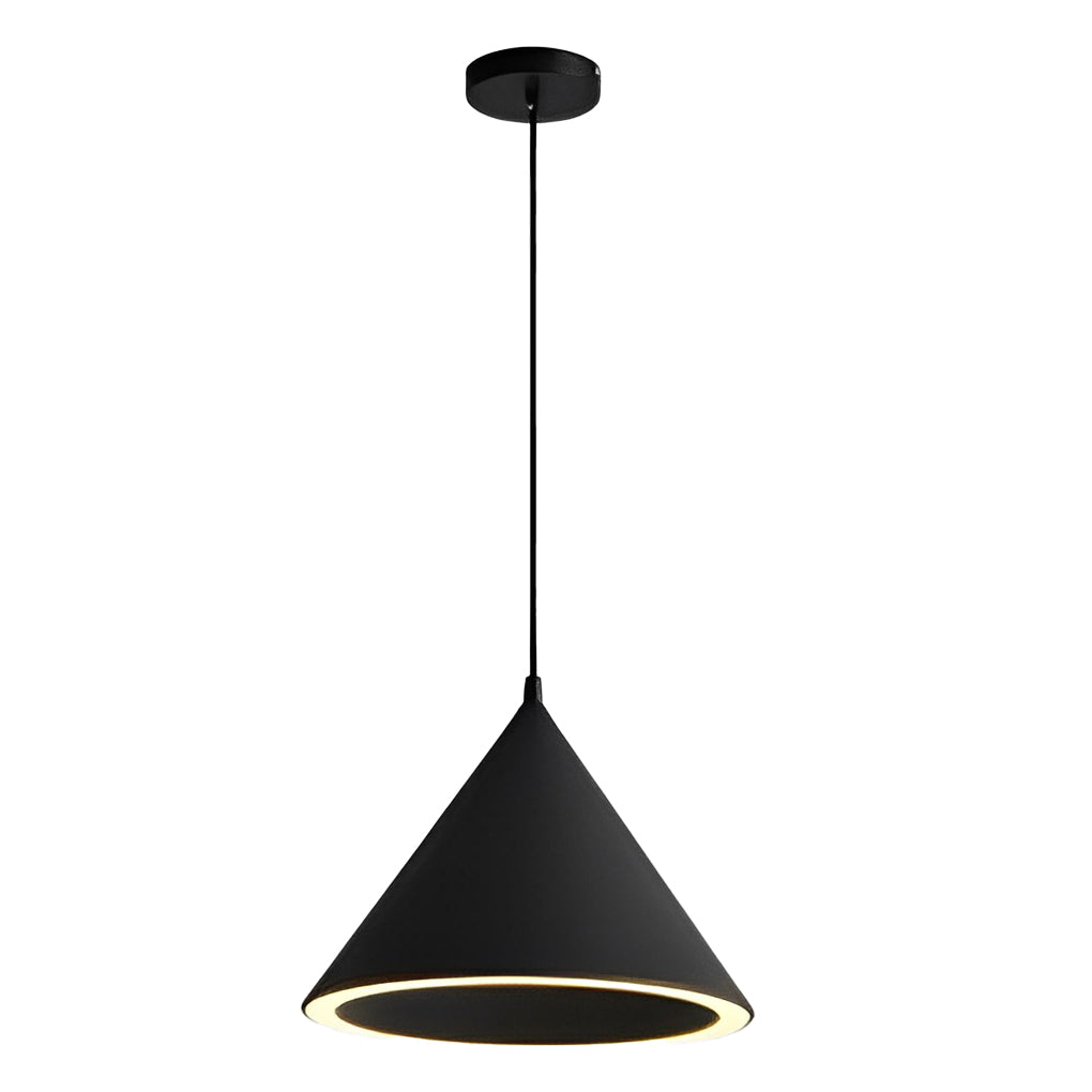 Cone Shaped Pendant Lights LED Macaron Color Ceiling Light