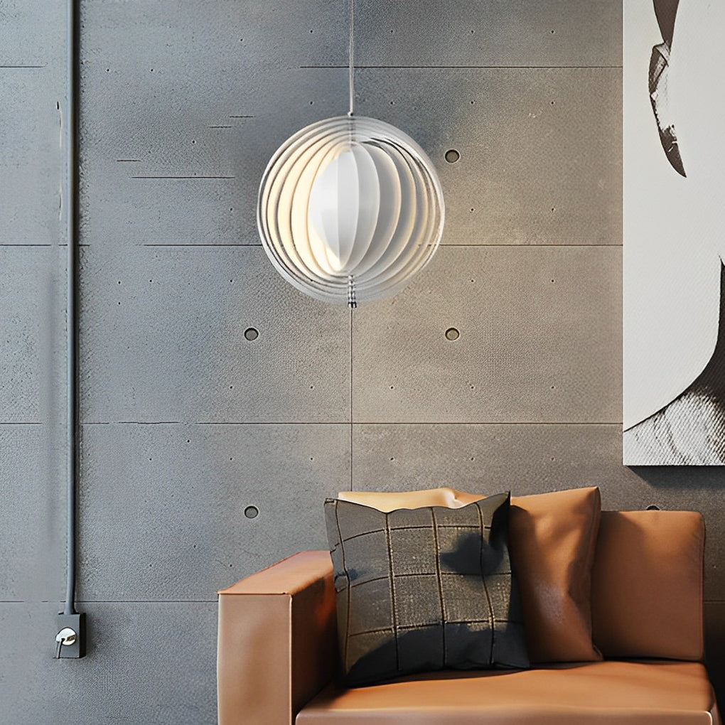 360° Rotatable Metal Creative White Nordic Pendant Lights Hanging Light Fixture