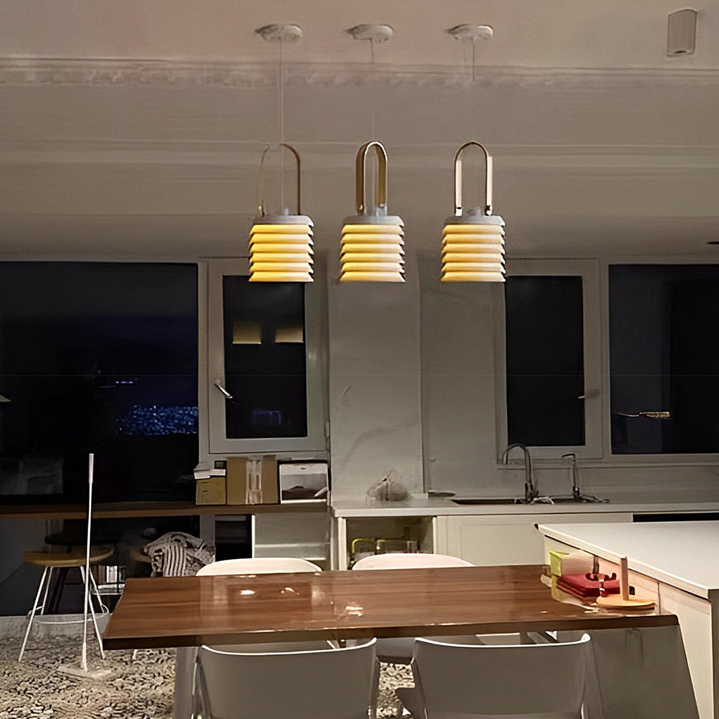 Creative Multi-layer Metal Minimalist Nordic Pendant Light Hanging Light Fixture