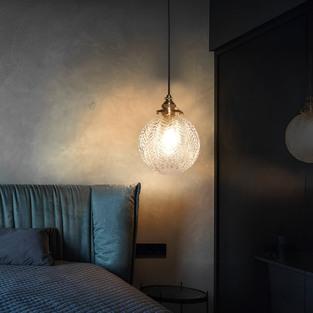 Creative Glass Ball Three Step Dimming LED Modern Pendant Lightings