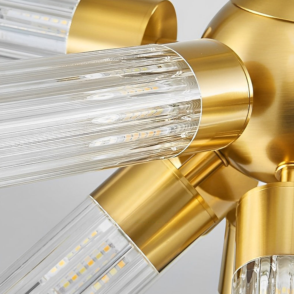 Acrylic Tube Three Step Dimming Post-Modern Sputnik Light Chandelier Design