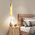 Elongated Cylindrical Marble Texture Minimalist Chandelier Pendant Lights - Dazuma