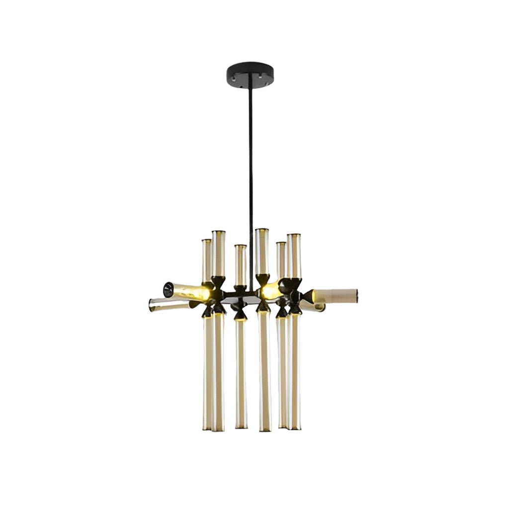Creative Spliced Glass Tube LED Minimalist Nordic Chandelier Pendant Lightings