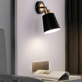 LED 3 Step Dimming Black Nordic Adjustable Wall Sconce Light Wall Lamp - Dazuma