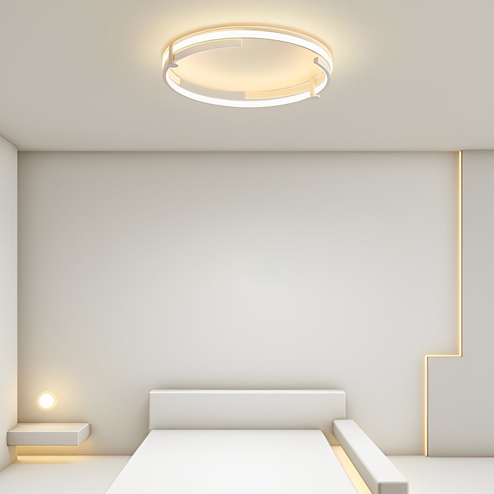 Round Creative LED Stepless Dimming with Remote Modern Ceiling Lightings