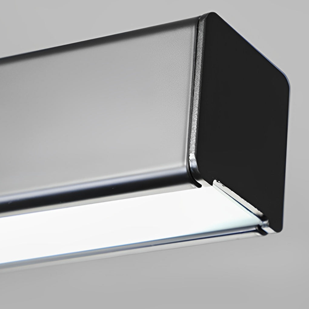 30'' Rectangular Modern Black Pendant Lighting Vintage Pendant Lighting