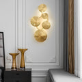 Stainless Steel Lotus Leaves Hollow Modern Decorative Wall Sconces Lighting - Dazuma