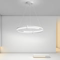 Minimalist Round Stepless Dimming with Remote LED Nordic Chandelier - Dazuma