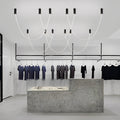 Flexible Long Art Leather Belts Minimalist Duplex Staircase Chandelier - Dazuma
