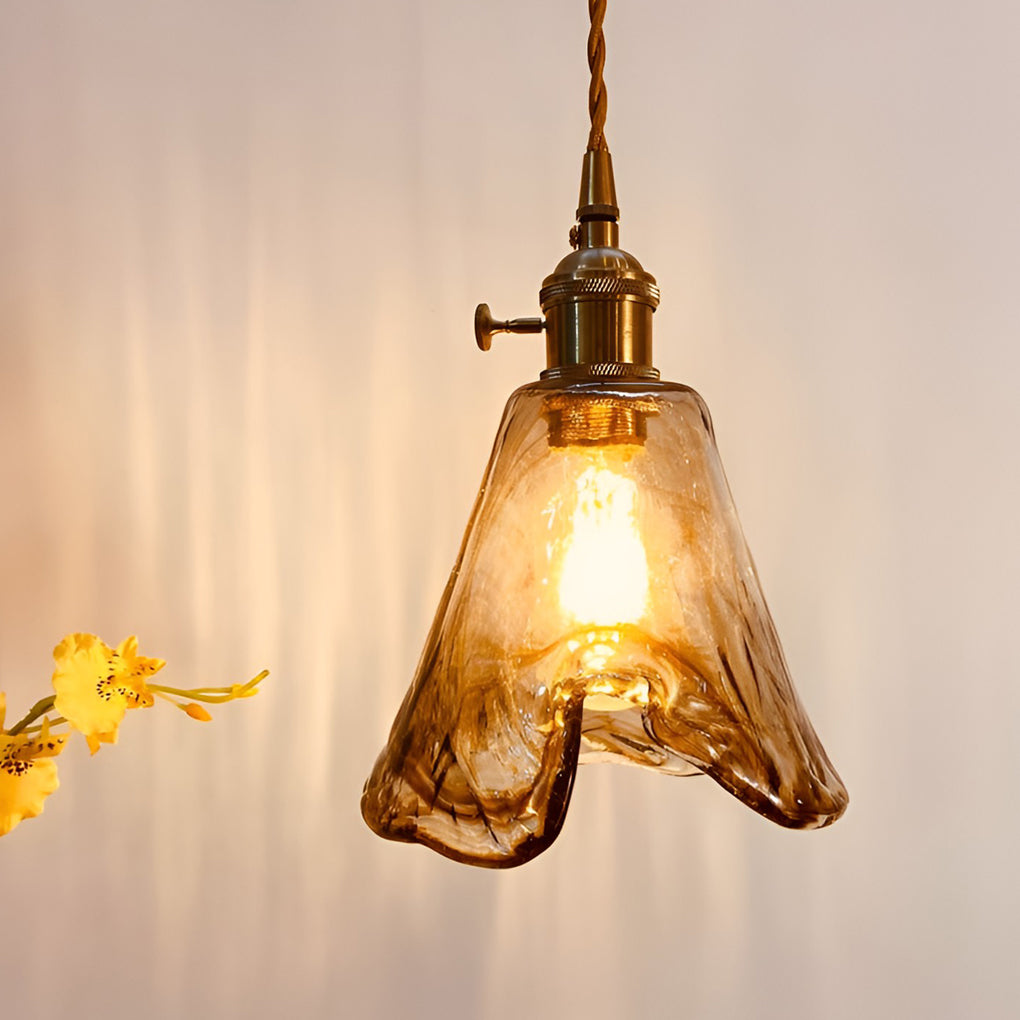 Creative Electroplated Metal Glass LED Nordic Island Lights Hanging Light Fixture
