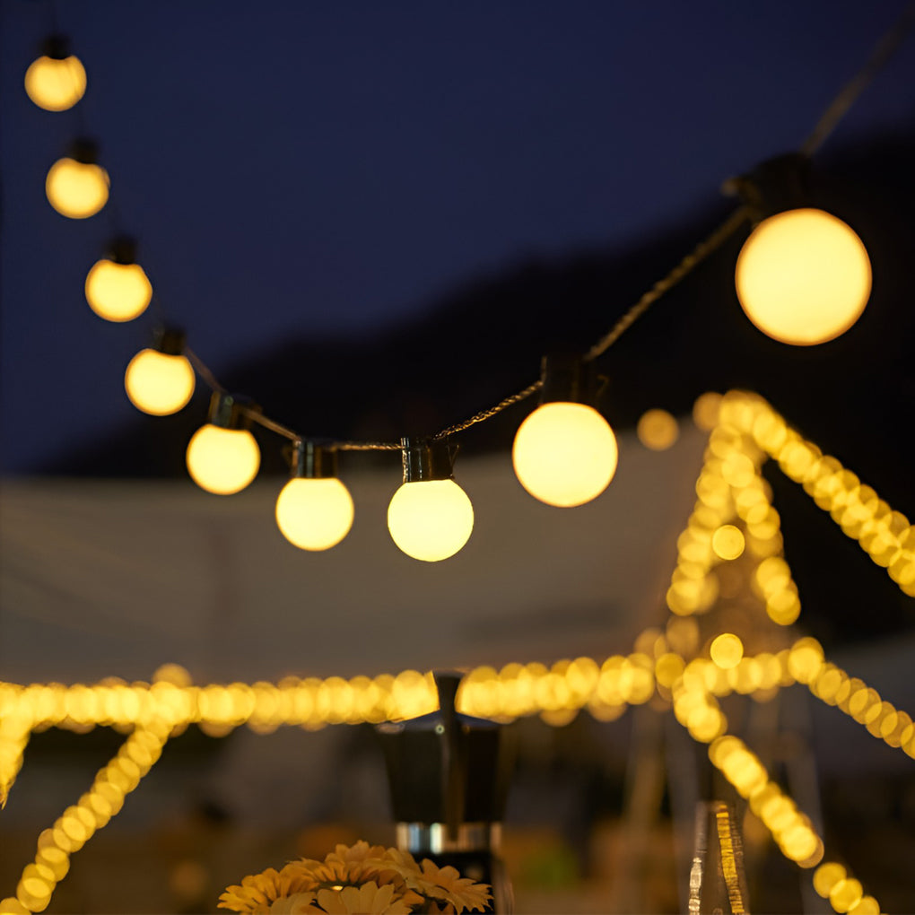 Waterproof Multi-color LED Solar Powered Outdoor String Lights Camping Decor - Dazuma