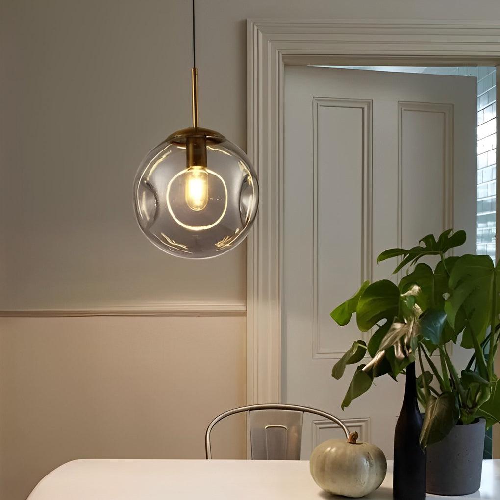 Creative Glass Globe Metal Nordic Small Chandelier Pendant Lightinging