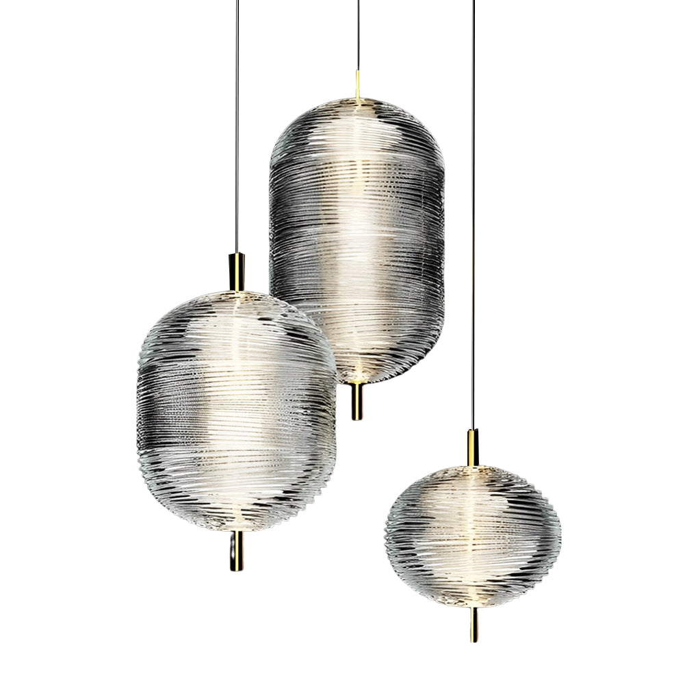 Personality Glass Shade LED Iron Creative Nordic Chandelier Pendant Lightings