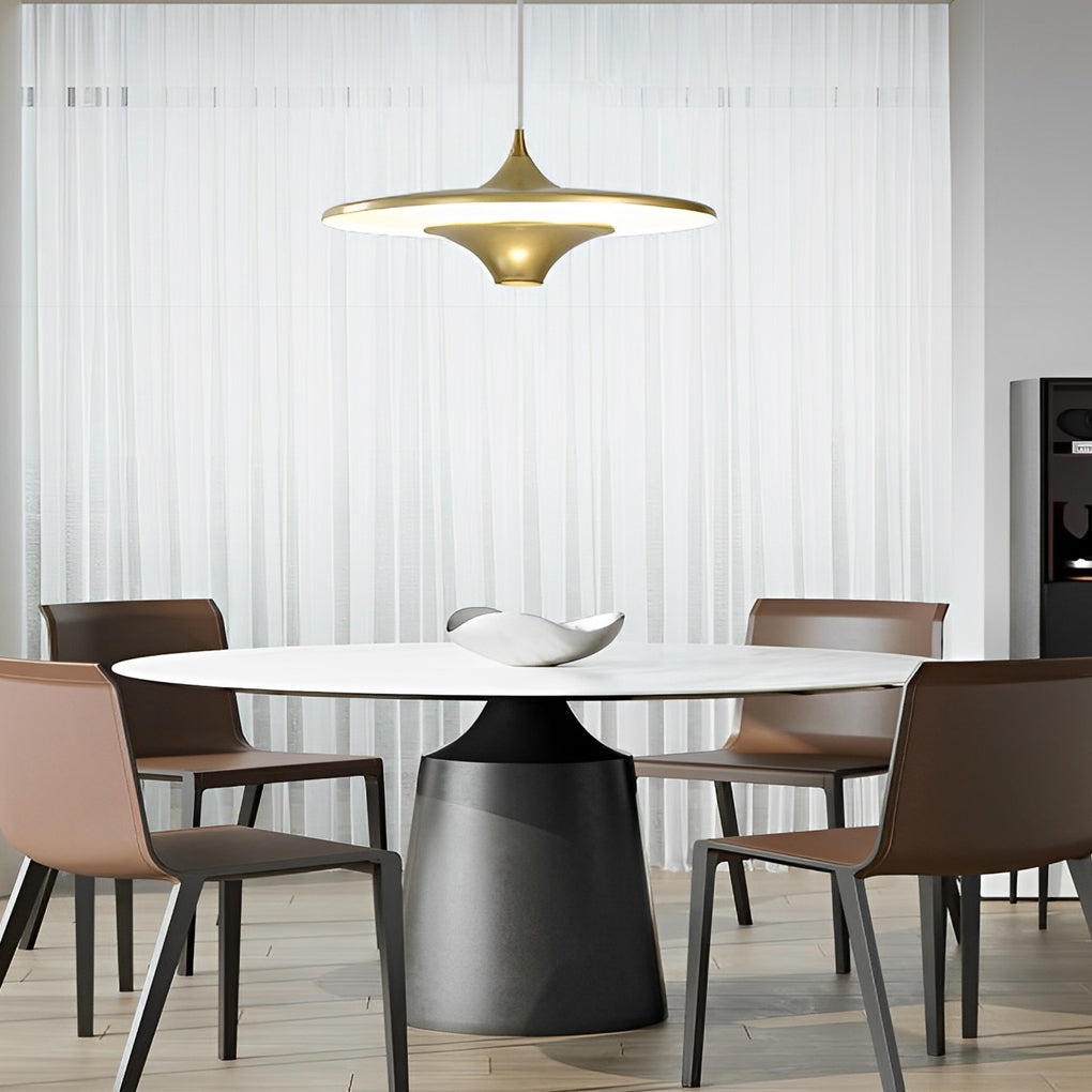Adjustable Creative Round COB Nordic Pendant Lights Hanging Ceiling Light Fixture